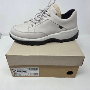 CAMPER HELIX GORE-TEX BEIGE BLACK LEATHER LOW BOOTS MENS SIZE 12 US EU 45 NEW